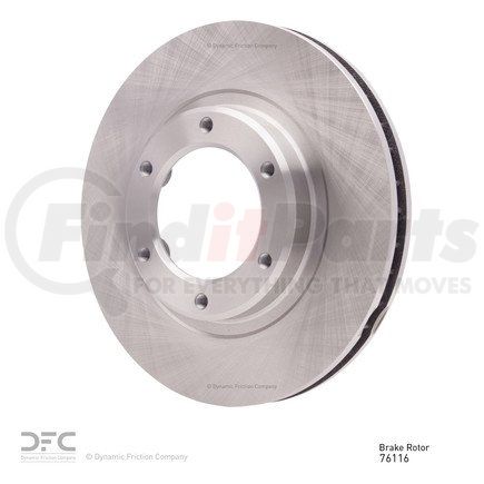 600-76116 by DYNAMIC FRICTION COMPANY - Disc Brake Rotor