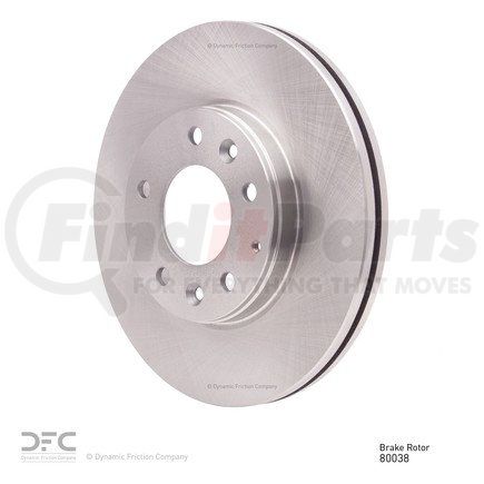 600-80038 by DYNAMIC FRICTION COMPANY - Disc Brake Rotor