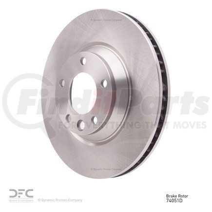600-74051D by DYNAMIC FRICTION COMPANY - Disc Brake Rotor