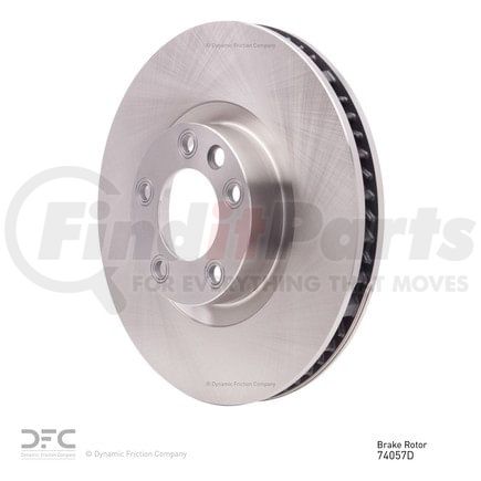 600-74057D by DYNAMIC FRICTION COMPANY - Disc Brake Rotor