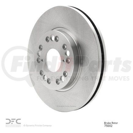 600-75002 by DYNAMIC FRICTION COMPANY - Disc Brake Rotor