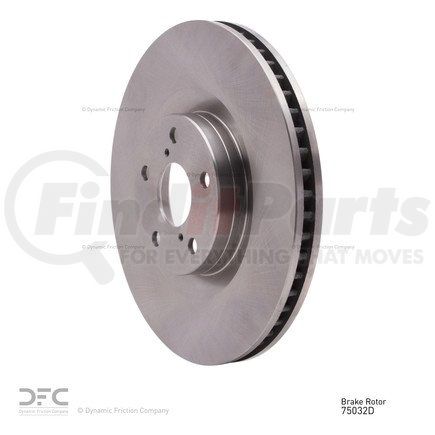 600-75032D by DYNAMIC FRICTION COMPANY - Disc Brake Rotor