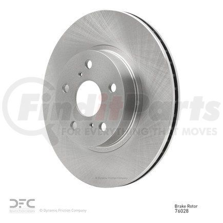 600-76028 by DYNAMIC FRICTION COMPANY - Disc Brake Rotor