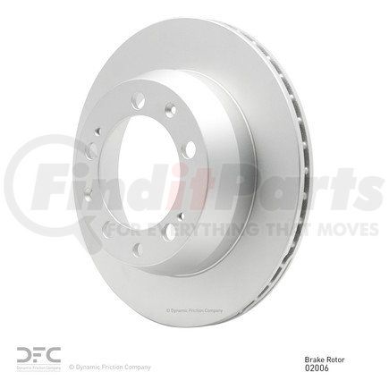 604-02006 by DYNAMIC FRICTION COMPANY - GEOSPEC Coated Rotor - Blank