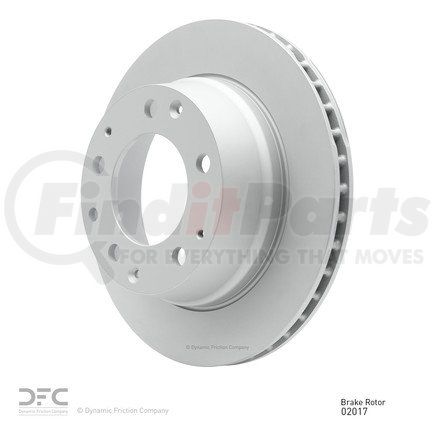 604-02017 by DYNAMIC FRICTION COMPANY - GEOSPEC Coated Rotor - Blank