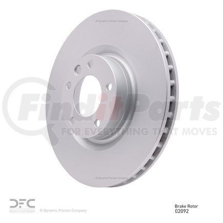 604-02092 by DYNAMIC FRICTION COMPANY - GEOSPEC Coated Rotor - Blank