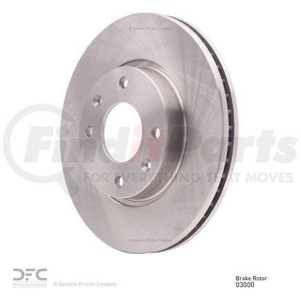 604-03000 by DYNAMIC FRICTION COMPANY - GEOSPEC Coated Rotor - Blank