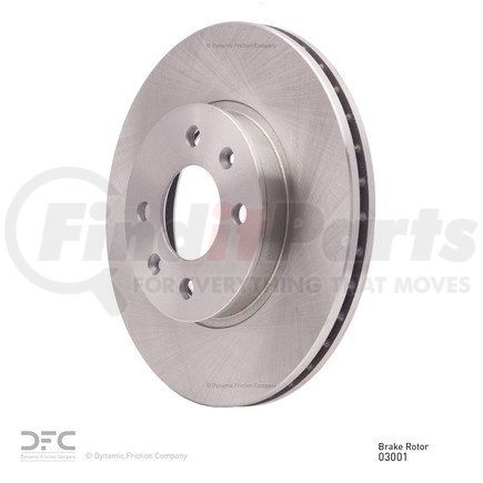 604-03001 by DYNAMIC FRICTION COMPANY - GEOSPEC Coated Rotor - Blank