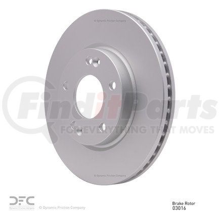 604-03016 by DYNAMIC FRICTION COMPANY - GEOSPEC Coated Rotor - Blank