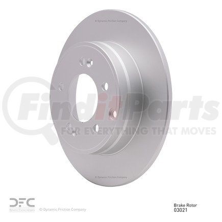 604-03021 by DYNAMIC FRICTION COMPANY - GEOSPEC Coated Rotor - Blank