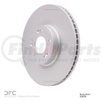 604-03028 by DYNAMIC FRICTION COMPANY - GEOSPEC Coated Rotor - Blank