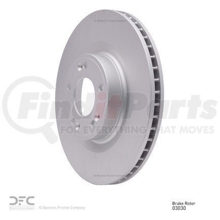 604-03030 by DYNAMIC FRICTION COMPANY - GEOSPEC Coated Rotor - Blank