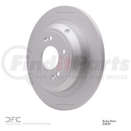 604-03039 by DYNAMIC FRICTION COMPANY - GEOSPEC Coated Rotor - Blank