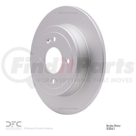 604-03041 by DYNAMIC FRICTION COMPANY - GEOSPEC Coated Rotor - Blank