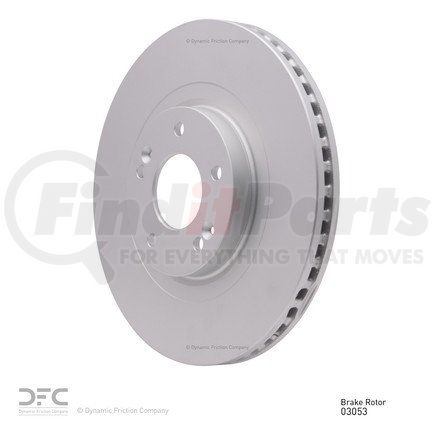 604-03053 by DYNAMIC FRICTION COMPANY - GEOSPEC Coated Rotor - Blank