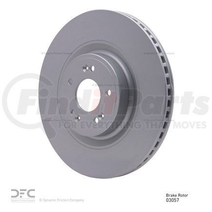 604-03057 by DYNAMIC FRICTION COMPANY - GEOSPEC Coated Rotor - Blank