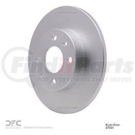 604-07001 by DYNAMIC FRICTION COMPANY - GEOSPEC Coated Rotor - Blank