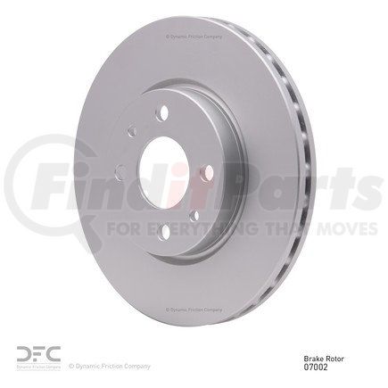 604-07002 by DYNAMIC FRICTION COMPANY - GEOSPEC Coated Rotor - Blank