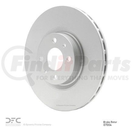 604-07004 by DYNAMIC FRICTION COMPANY - GEOSPEC Coated Rotor - Blank