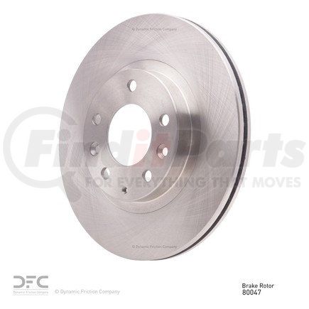 600-80047 by DYNAMIC FRICTION COMPANY - Disc Brake Rotor