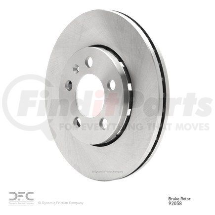 600-92058 by DYNAMIC FRICTION COMPANY - Disc Brake Rotor