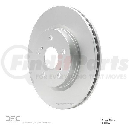 604-01014 by DYNAMIC FRICTION COMPANY - GEOSPEC Coated Rotor - Blank