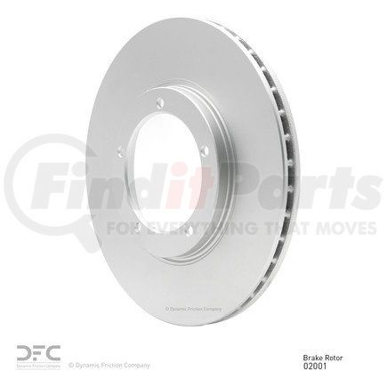 604-02001 by DYNAMIC FRICTION COMPANY - GEOSPEC Coated Rotor - Blank