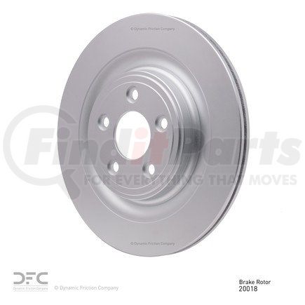 604-20018 by DYNAMIC FRICTION COMPANY - GEOSPEC Coated Rotor - Blank