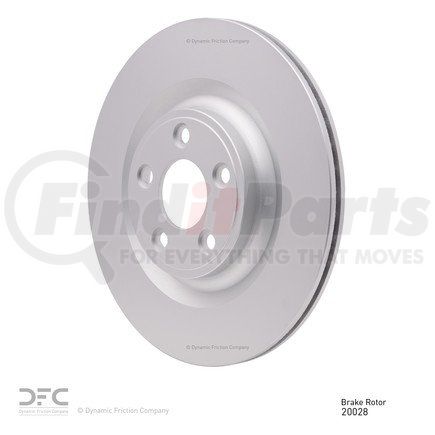 604-20028 by DYNAMIC FRICTION COMPANY - GEOSPEC Coated Rotor - Blank