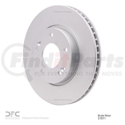 604-21011 by DYNAMIC FRICTION COMPANY - GEOSPEC Coated Rotor - Blank