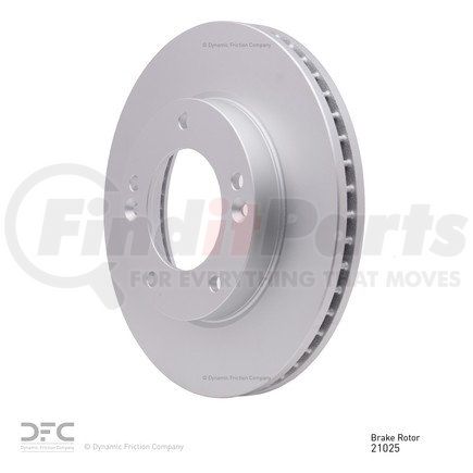 604-21025 by DYNAMIC FRICTION COMPANY - GEOSPEC Coated Rotor - Blank