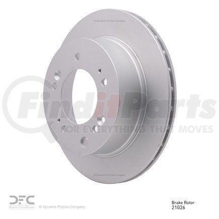 604-21026 by DYNAMIC FRICTION COMPANY - GEOSPEC Coated Rotor - Blank