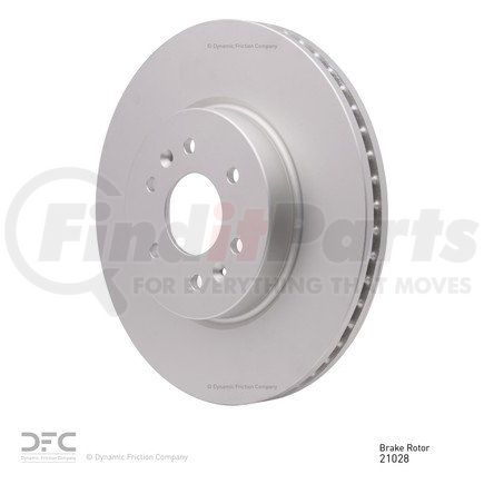 604-21028 by DYNAMIC FRICTION COMPANY - GEOSPEC Coated Rotor - Blank