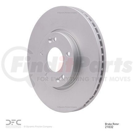 604-21032 by DYNAMIC FRICTION COMPANY - GEOSPEC Coated Rotor - Blank