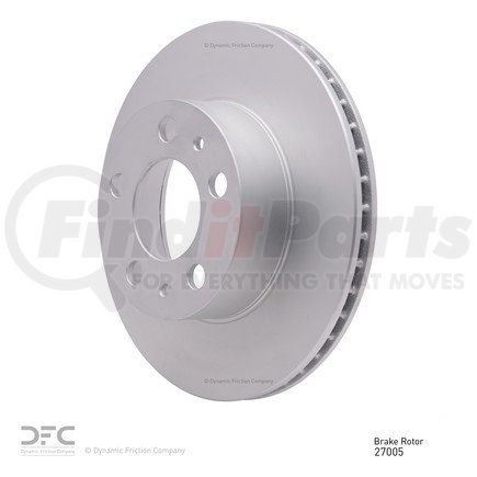 604-27005 by DYNAMIC FRICTION COMPANY - GEOSPEC Coated Rotor - Blank