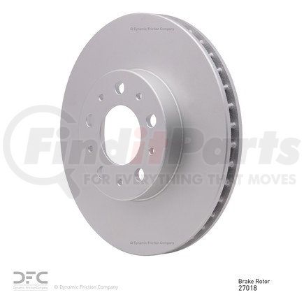 604-27018 by DYNAMIC FRICTION COMPANY - GEOSPEC Coated Rotor - Blank