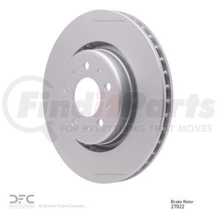 604-27022 by DYNAMIC FRICTION COMPANY - GEOSPEC Coated Rotor - Blank