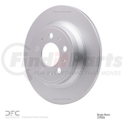 604-27024 by DYNAMIC FRICTION COMPANY - GEOSPEC Coated Rotor - Blank