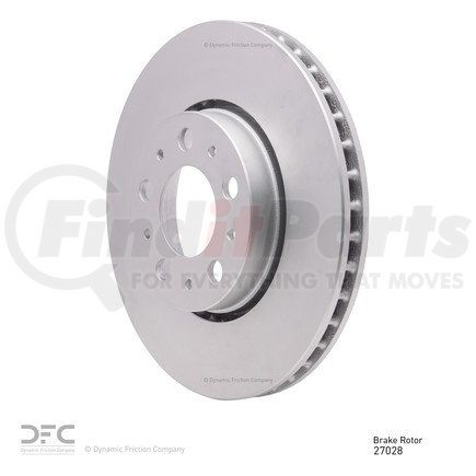 604-27028 by DYNAMIC FRICTION COMPANY - GEOSPEC Coated Rotor - Blank