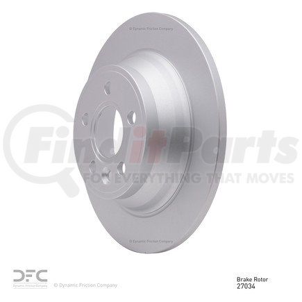 604-27034 by DYNAMIC FRICTION COMPANY - GEOSPEC Coated Rotor - Blank