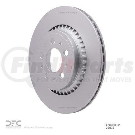 604-27039 by DYNAMIC FRICTION COMPANY - GEOSPEC Coated Rotor - Blank