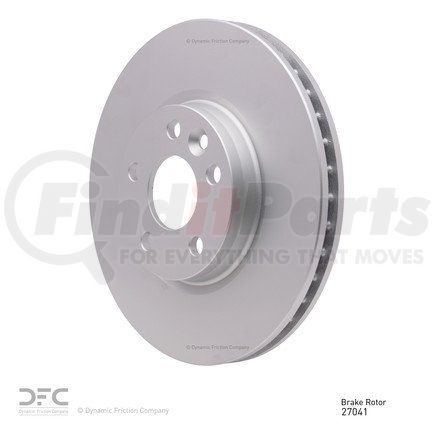 604-27041 by DYNAMIC FRICTION COMPANY - GEOSPEC Coated Rotor - Blank