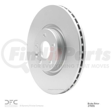 604-27055 by DYNAMIC FRICTION COMPANY - GEOSPEC Coated Rotor - Blank