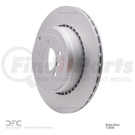 604-11018 by DYNAMIC FRICTION COMPANY - GEOSPEC Coated Rotor - Blank