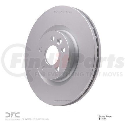 604-11025 by DYNAMIC FRICTION COMPANY - GEOSPEC Coated Rotor - Blank