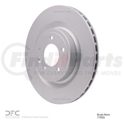 604-11026 by DYNAMIC FRICTION COMPANY - GEOSPEC Coated Rotor - Blank