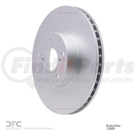 604-13009 by DYNAMIC FRICTION COMPANY - GEOSPEC Coated Rotor - Blank