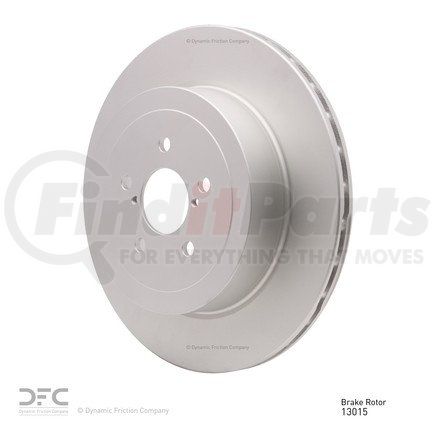 604-13015 by DYNAMIC FRICTION COMPANY - GEOSPEC Coated Rotor - Blank