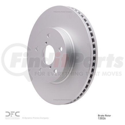 604-13026 by DYNAMIC FRICTION COMPANY - GEOSPEC Coated Rotor - Blank