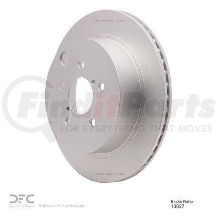 604-13027 by DYNAMIC FRICTION COMPANY - GEOSPEC Coated Rotor - Blank